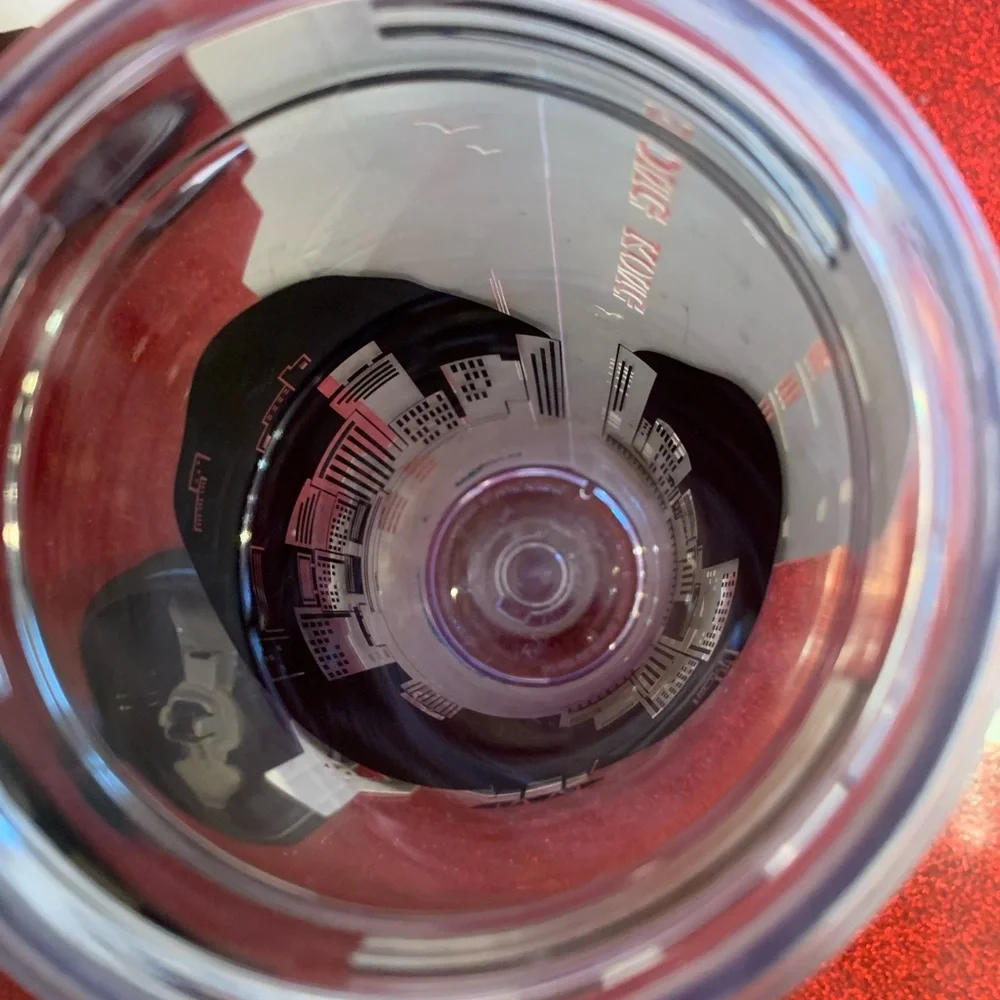 STARBUCKS Hong Kong 16 oz plastic Travel tumbler with swivel lid closure NWOT - Picture 5 of 8